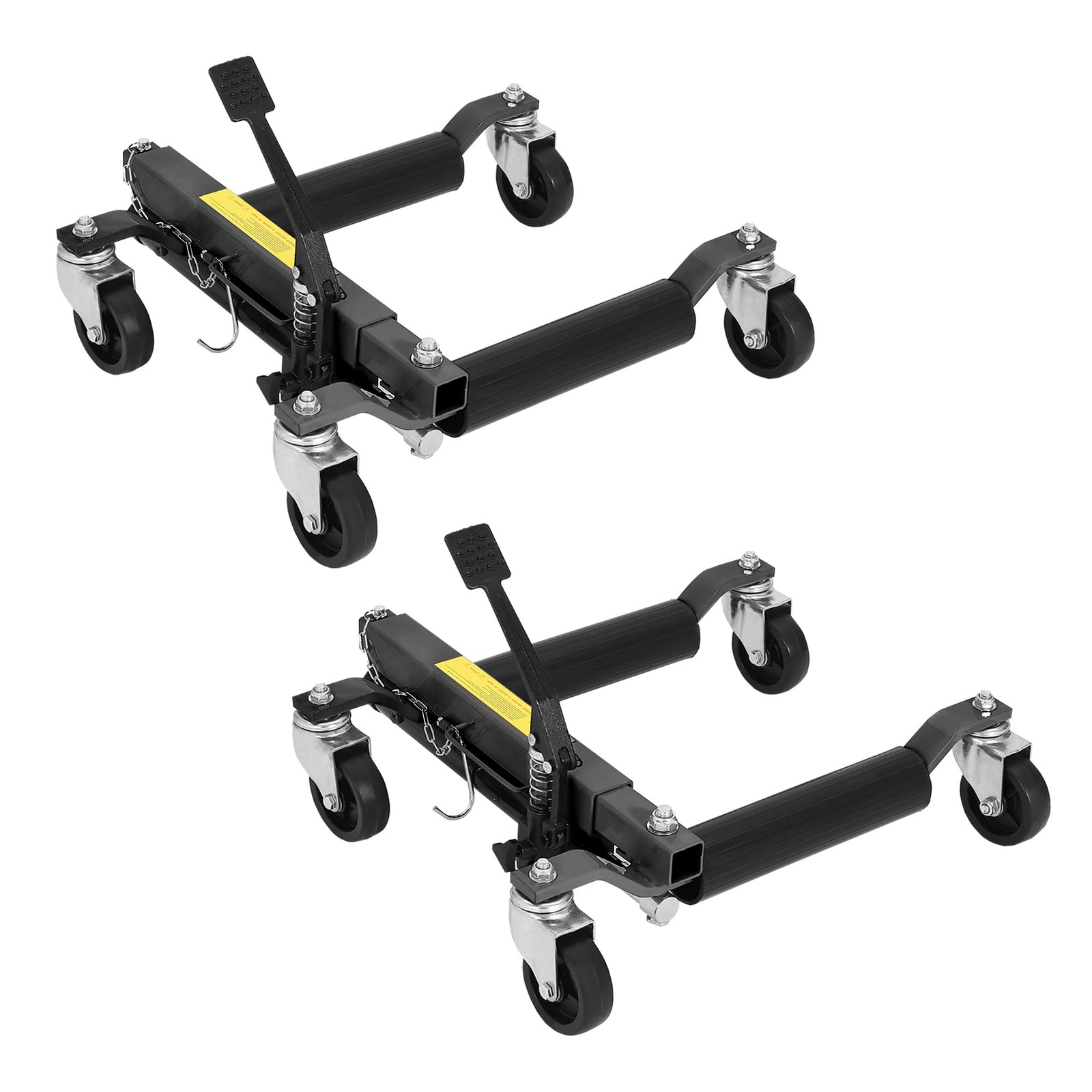 Hydraulic Car Wheel Dolly Jack Set of 4 Heavy 1500LBS Vehicle Skates Positioning