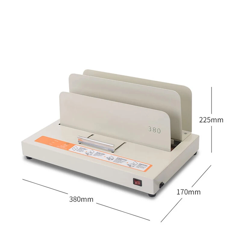 380 Hot Melt Binding Machine Full Automatic Glue Binding Machine A4 Book Cove