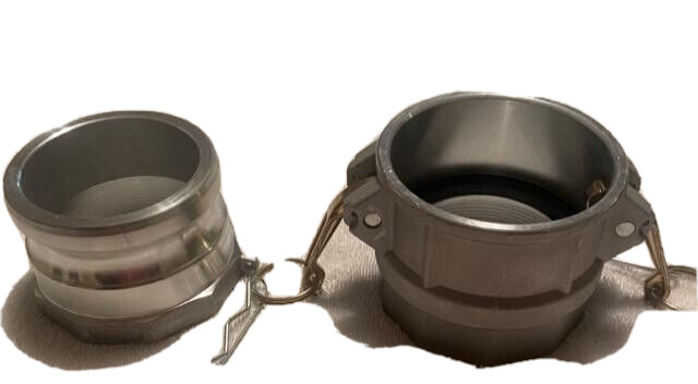 3" Camlock Coupler Coupling set for Water / Trash Pump BSP Threads aluminum.