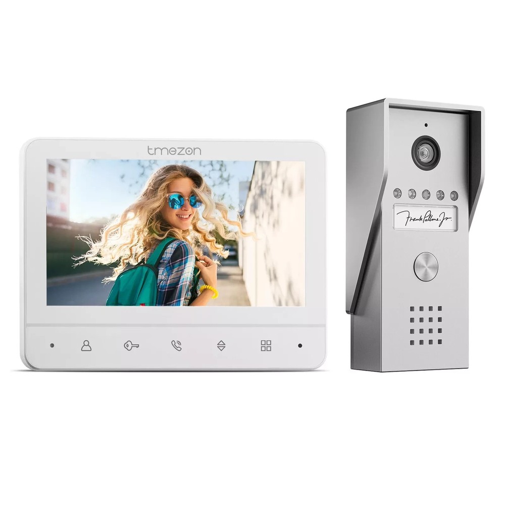 Video Doorbell Intercom Entry System with Night Vision Support Unlock&Intercom