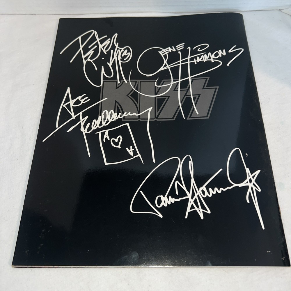 KISS -Alive/Worldwide 1996-97 Black Concert Program Tour Booklet