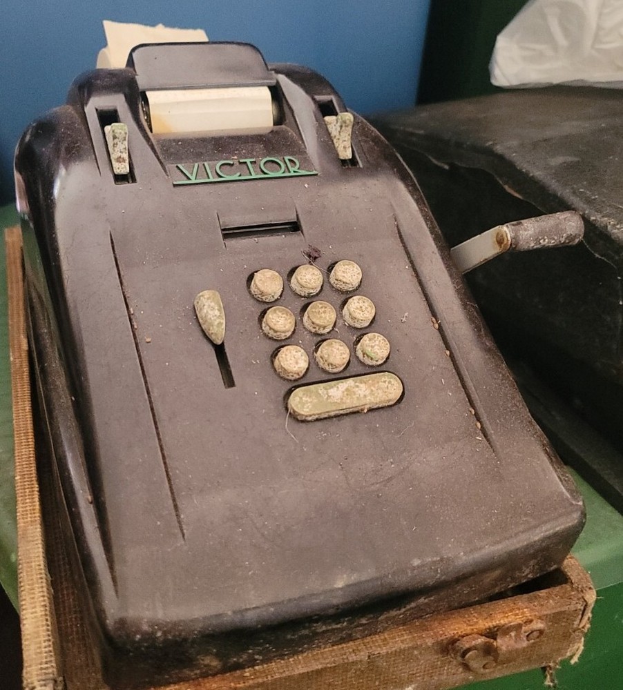 Victor Adding Machine As Found
