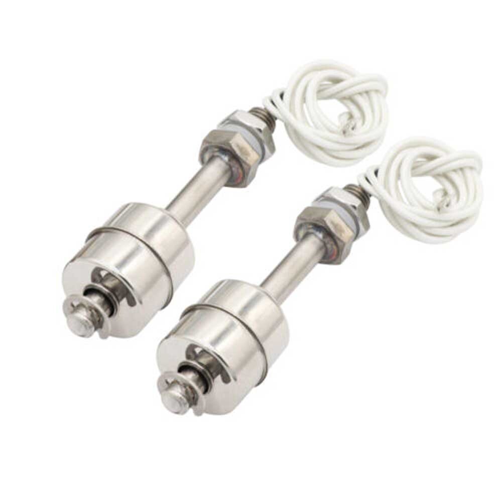 5PC 100mm Stainless Steel Liquid Water Level Sensor Horizontal Float Switch Tool