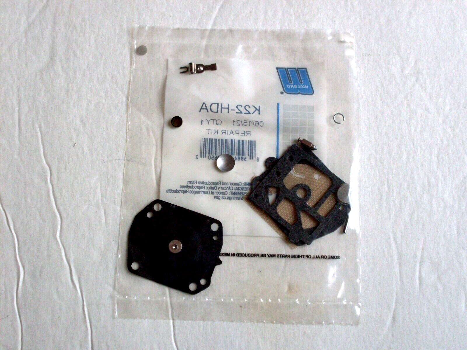 OEM Walbro Carb carburetor kit K22-HDA fits Husqvarna 242 254 257 262 346xp 350