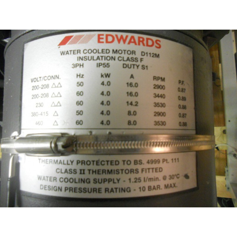 ROOTS VACUUM PUMP EDWARDS QMB 1200