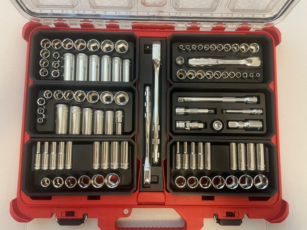Compact PACKOUT Socket Organizer Tray Milwaukee Storage Expansion