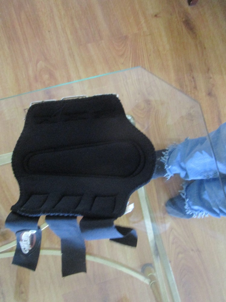 SMALL BLACK WEAVER SPLINT JUMPING BOOTS