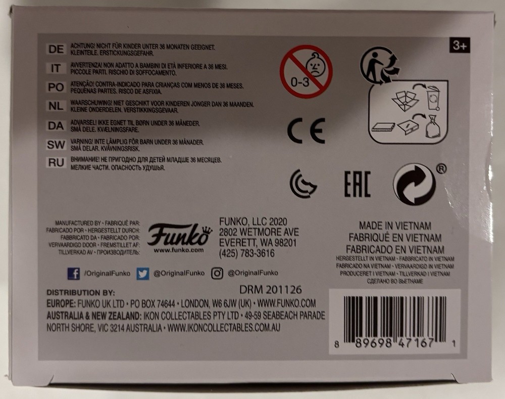 DMC Darryl McDaniels Autographed/Signed Run-DMC Funko Pop PSA!