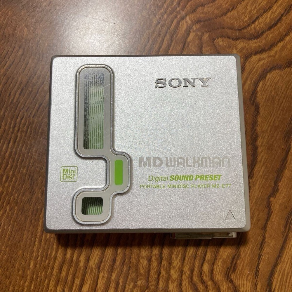 Sony MD Walkman MZ-E77 Portable MiniDisc Player Junk