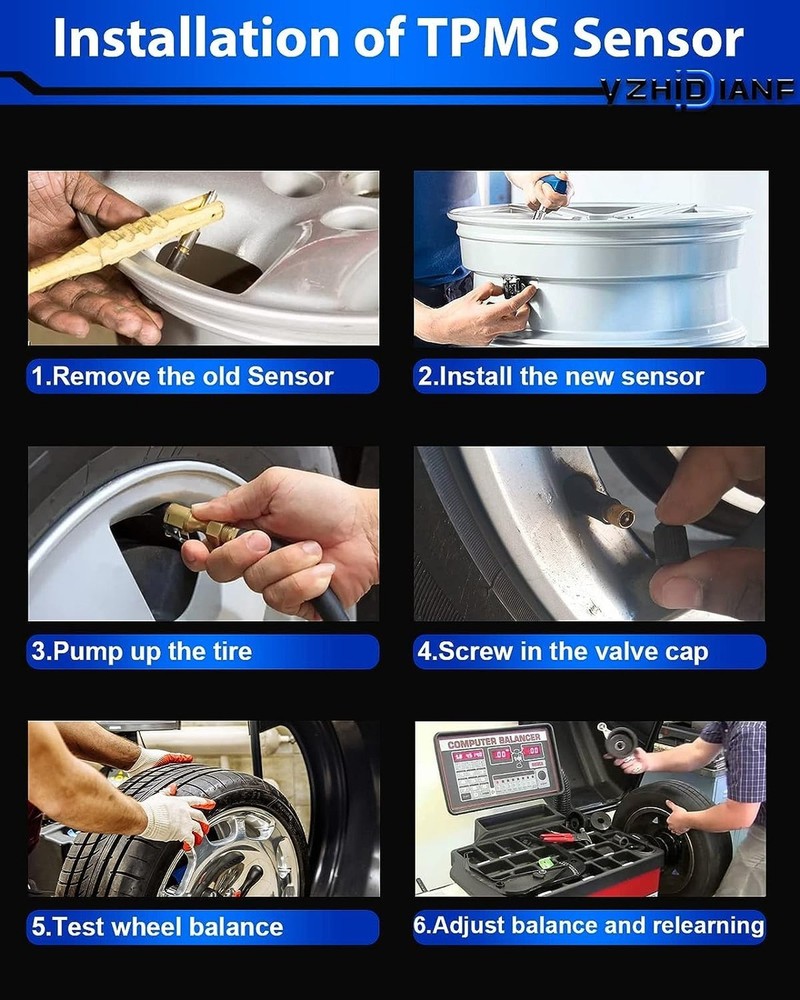 68313387AB TPMS Sensor Pre-Programed Tire Pressure Sensor for:-Jeep Grand Che...