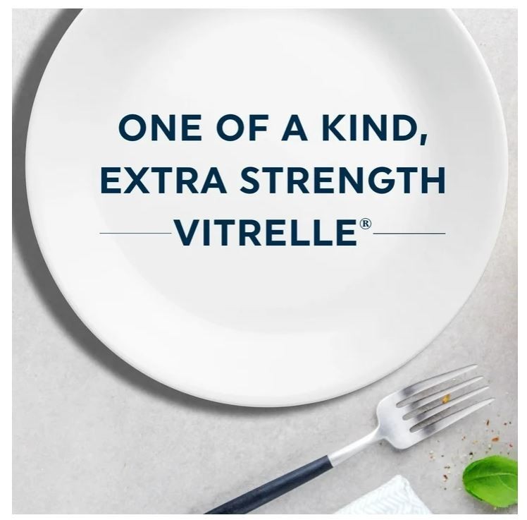 2 pack Corelle Livingware 10-Ounce Dessert Bowl, Winter Frost White