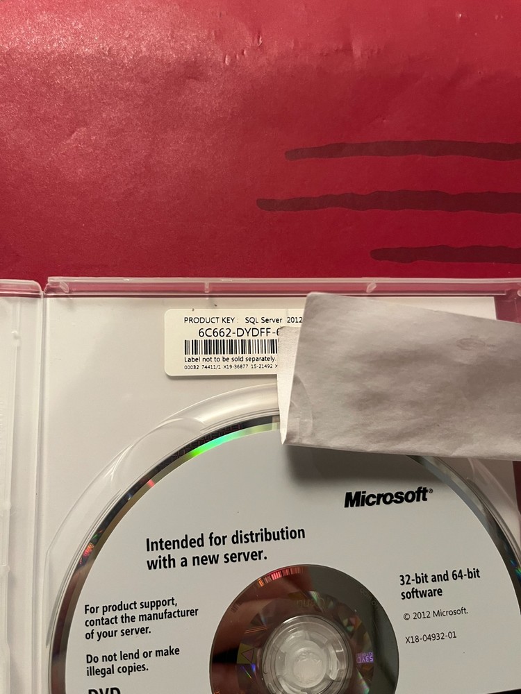 Dell Microsoft SQL Server 2012 Standard with Product Key for Dell Server