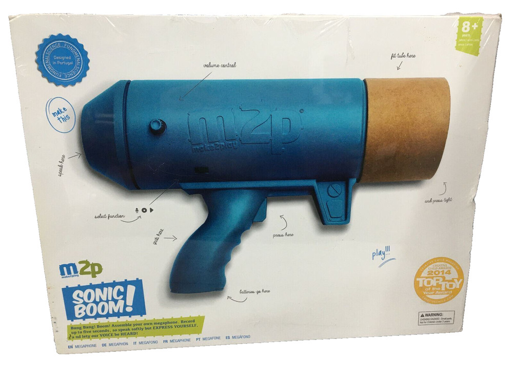 M2P Make 2 Play Sonic Boom! Megaphone Kit Science Educational Toy