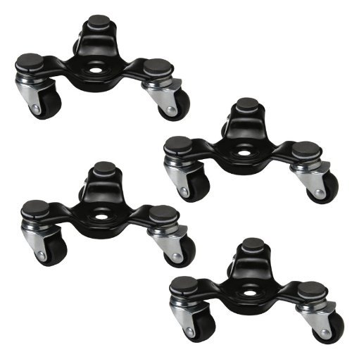 4 Pack 3 Wheel Mover's Dolly Moving Furniture Dolly Furniture Mover