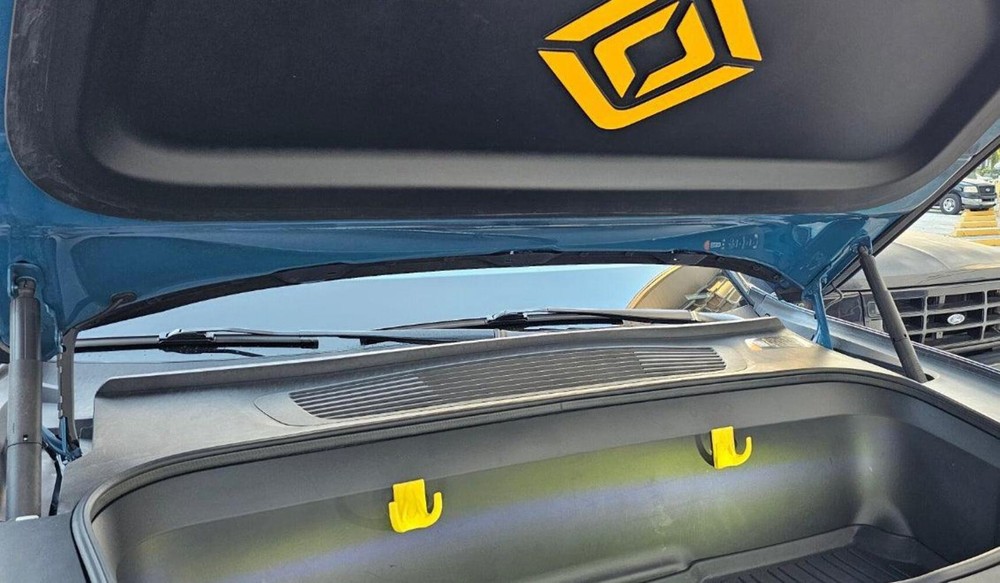 Rivian magnetic "Frunk" hooks