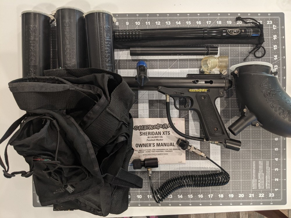 Sheridan XTS .68 Caliber Paintball Marker Set
