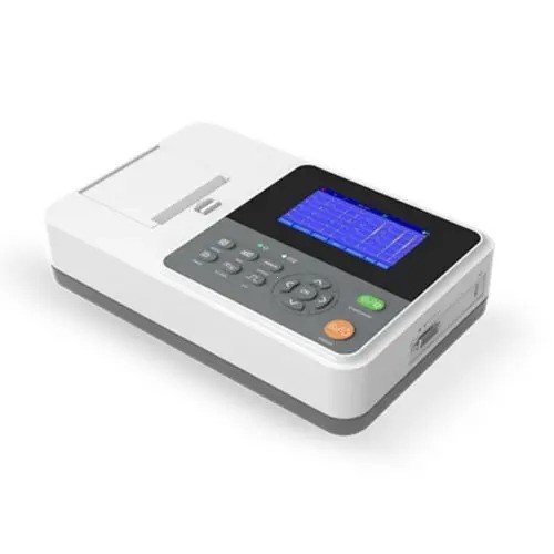 CONTEC E3 3-Channel 12-Lead ECG/EKG Machine w/ Printer & PC Software – Portable