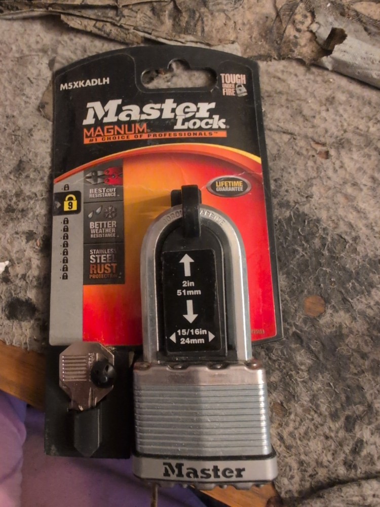 Master Magnum Lock Model M5xkadlh Nip