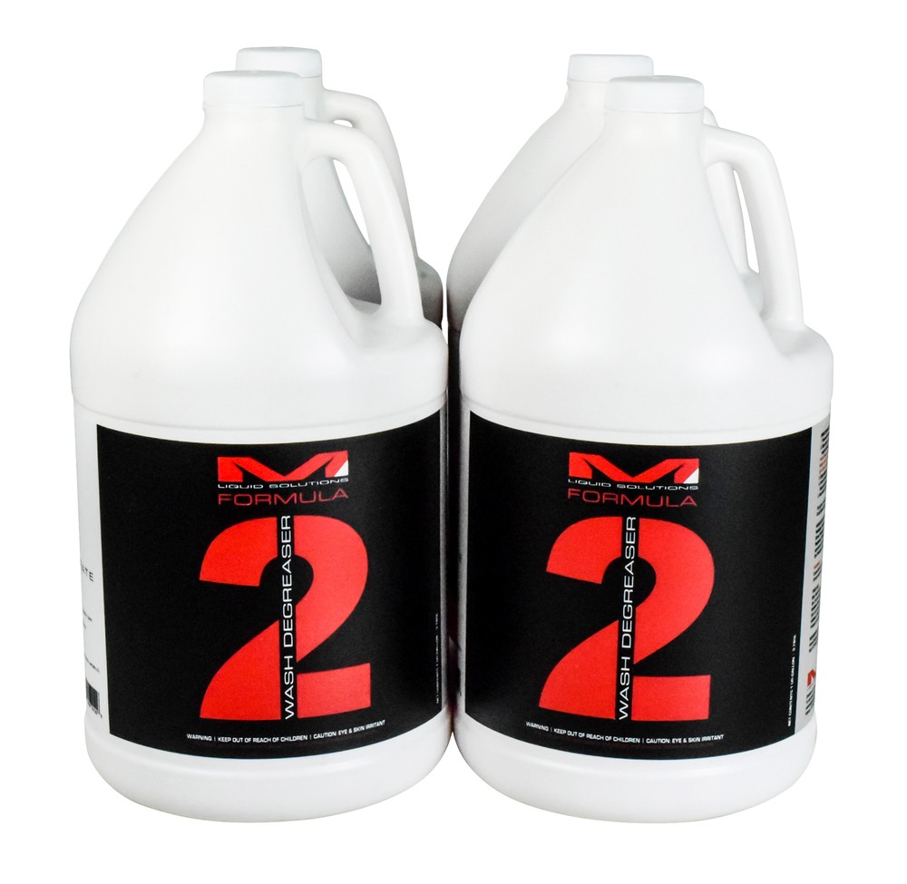 Matrix Liquid Solutions Formula 2 Biodegradable Wash Degreaser Gallon 4 Pack