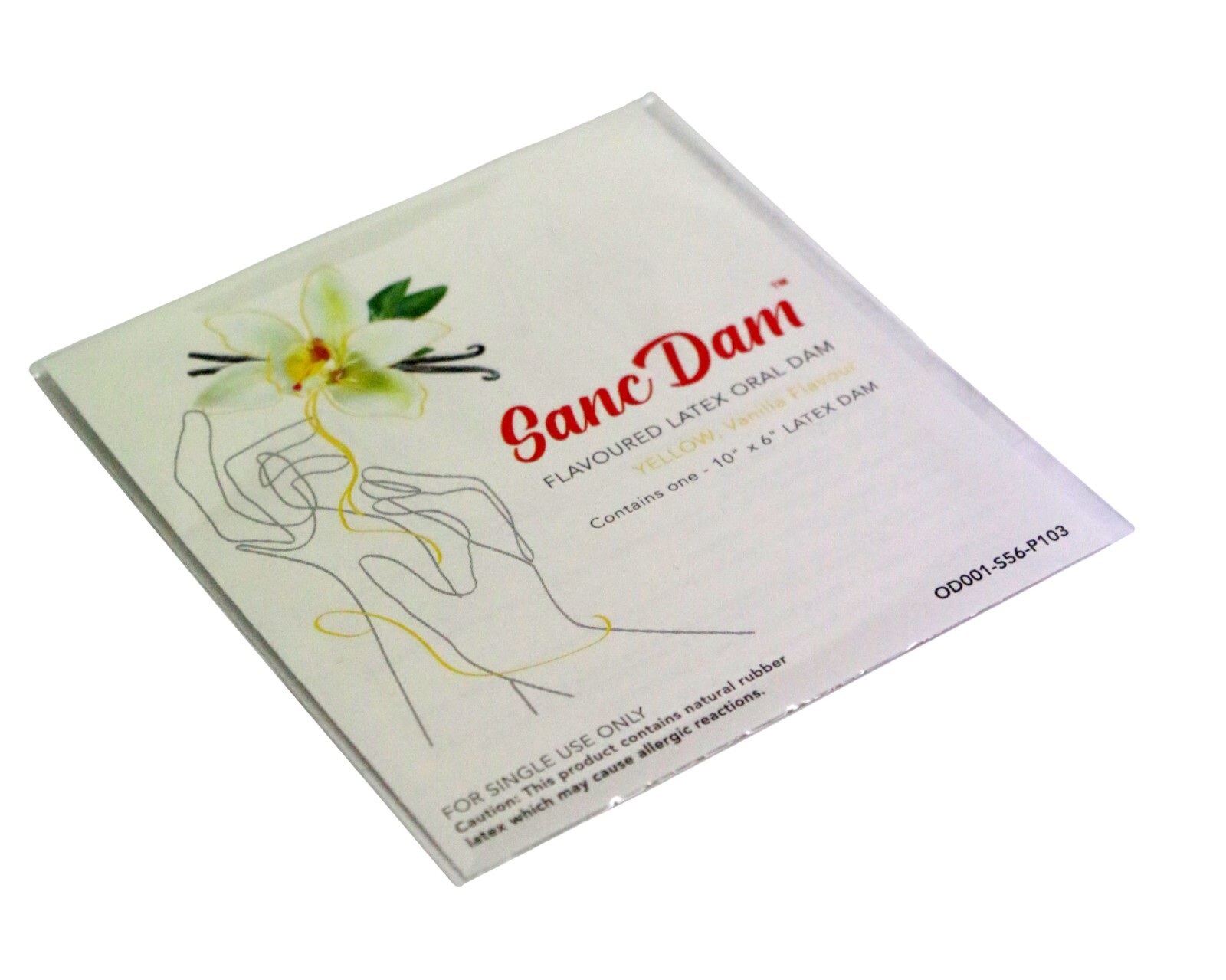 8 Pack SancDam Oral Sex Dam Ultra-Thin Membrane 4 FLAVOR Dental Dam Cleared FDA