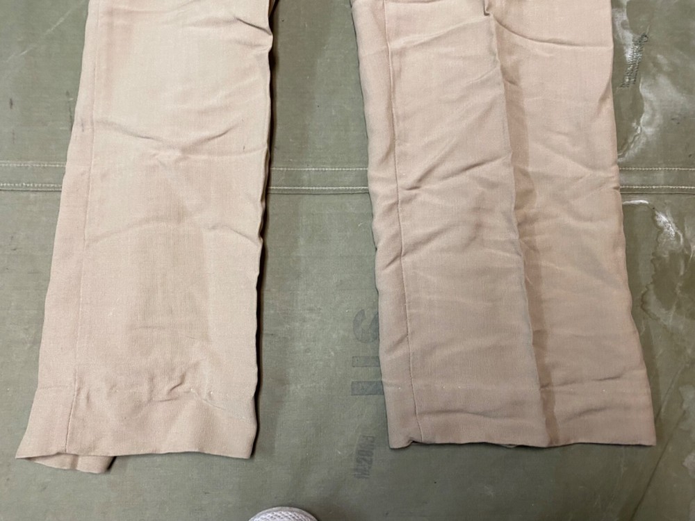 ORIGINAL WWII US ARMY OFFICER CLASS A "KHAKI" TROUSERS- SMALL 32 WAIST