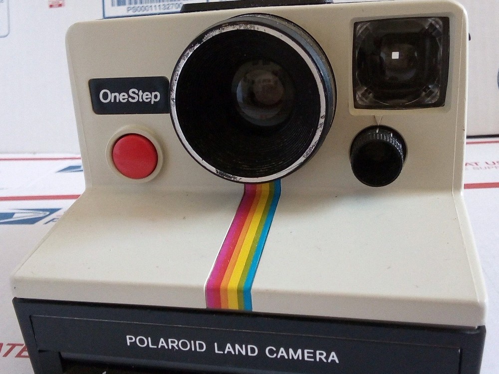 Polaroid One Step Rainbow Land Camera UNTESTED AS-IS