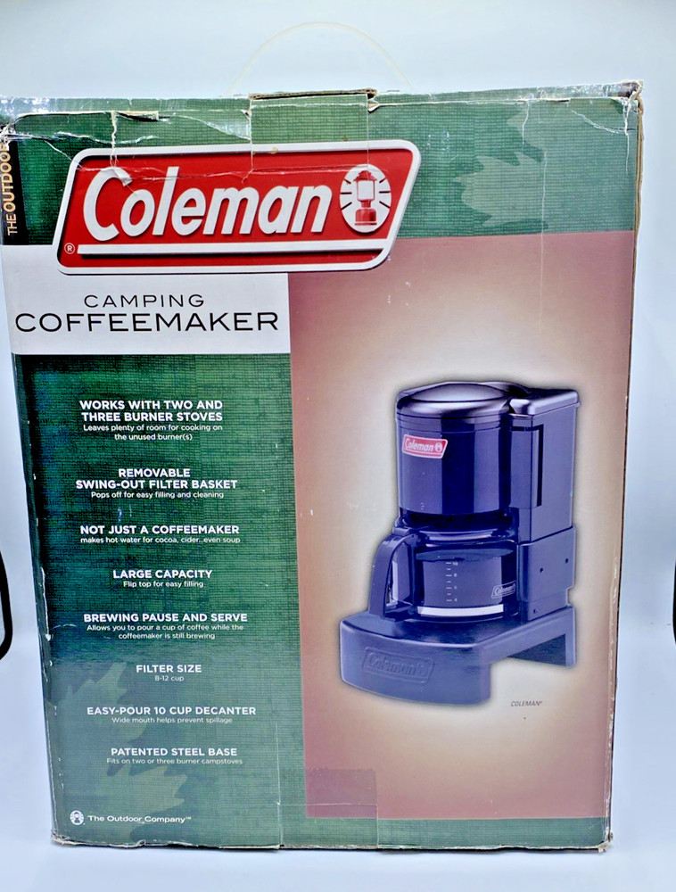 Coleman Outdoor Camping Coffeemaker Drip 10 Cups