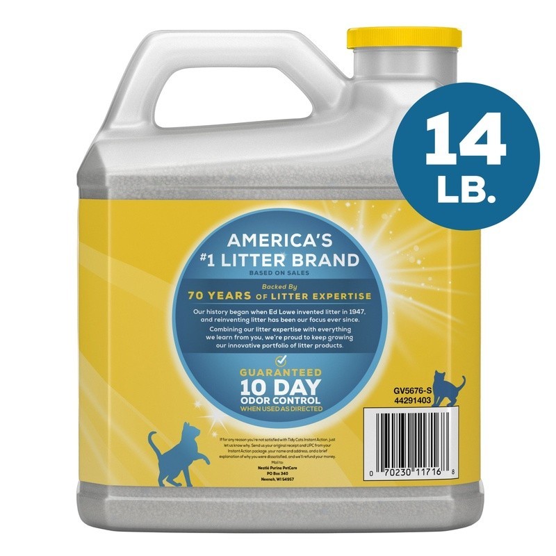 Multi-Cat Clumping Cat Litter Odor Control Quick Release Deodorizing 14lbs New