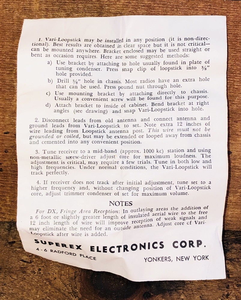 Grayburne Vari Loopstick Box Only No Device Included But Has Paper Instructions