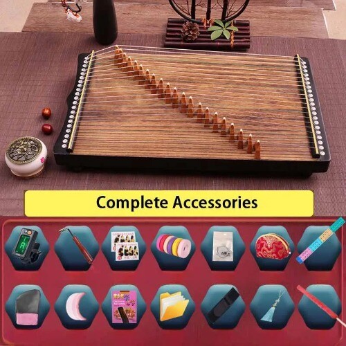 21-strings Guzheng Children Mini Professional Finger Exerciser Portable Stringed