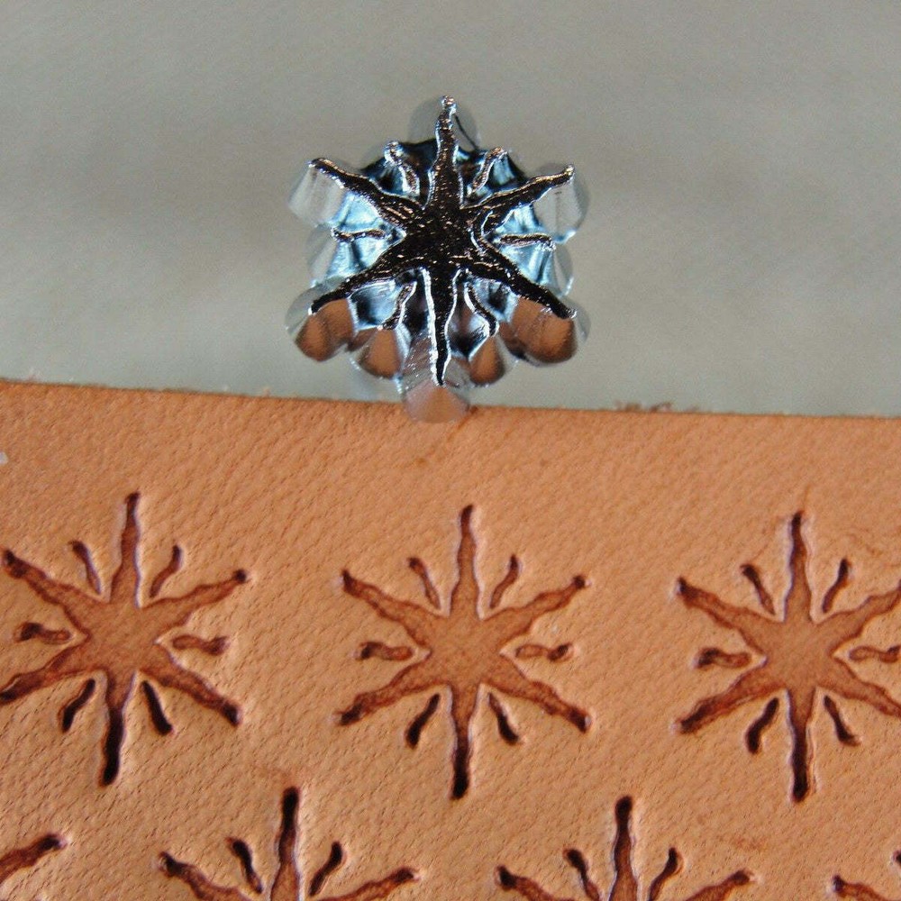Craft Japan - #E261 Geometric Star Stamp (Leather Stamping Tool)