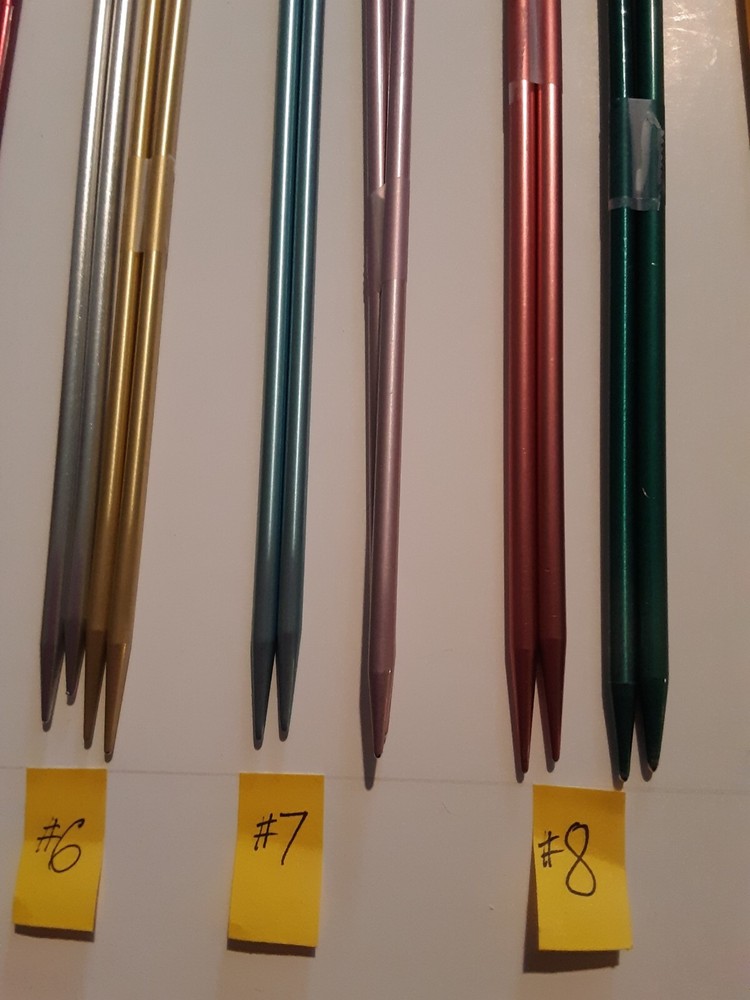 21 Complete Sets Single Point Knitting Needles Boye, Bates, other, 14", 10"