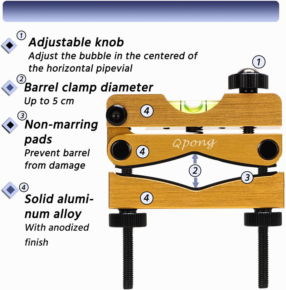 Scope Leveling Kit Scope Level Magnetic Leveling Tool High-Precision Bubble Leve