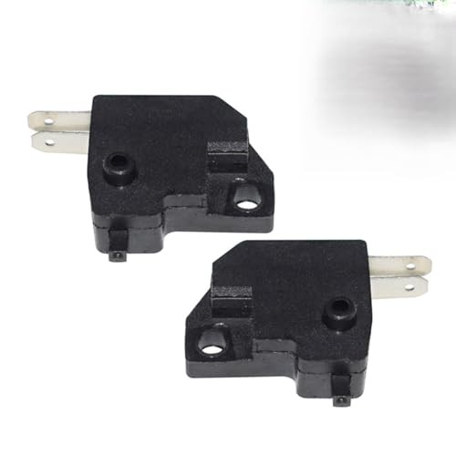 2PCS Motorcycle Brake Light Switch, Left Right Brake Lamp Switch, Universal