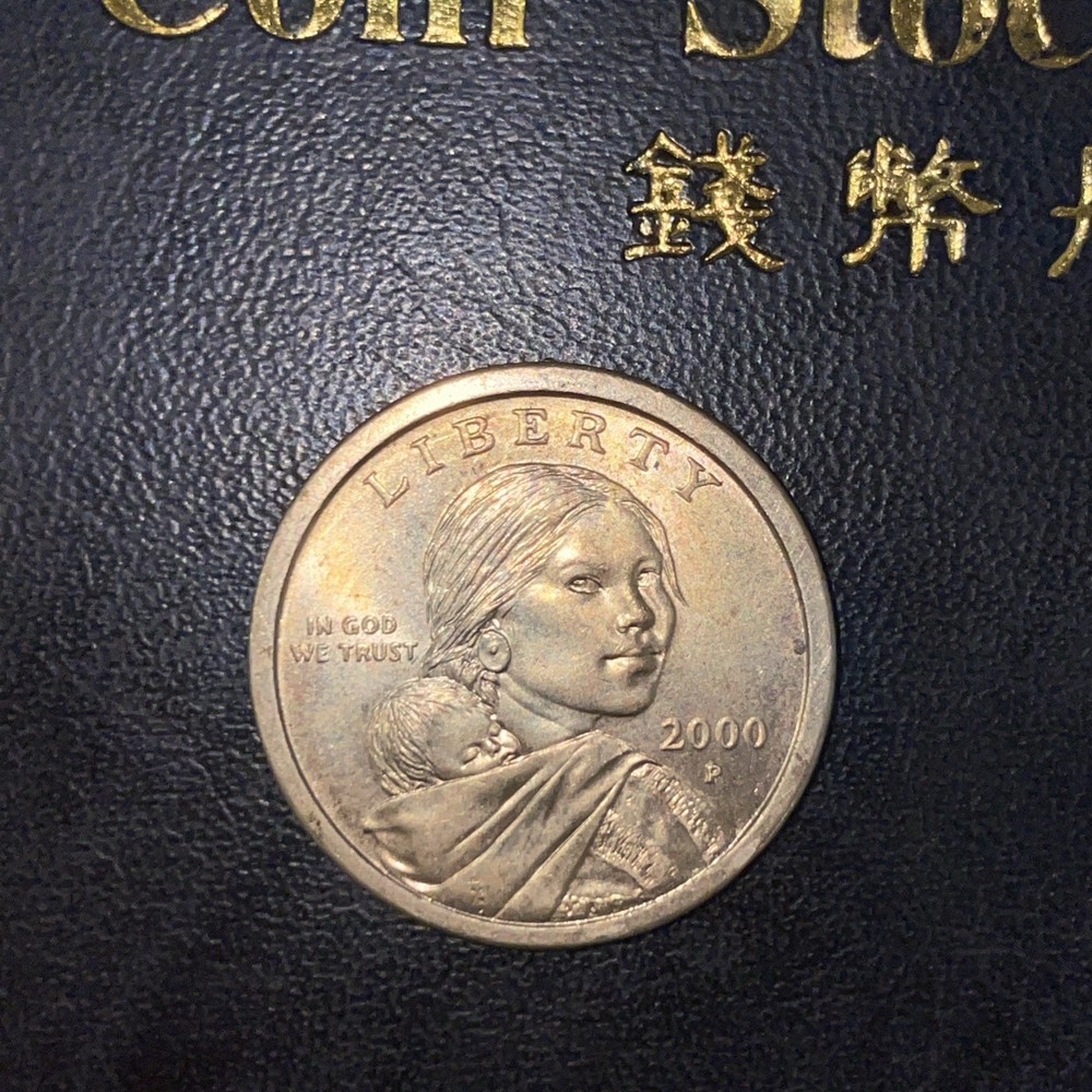 SUPER RARE NATIVE AMERICAN DOLLAR COIN YEAR 2000