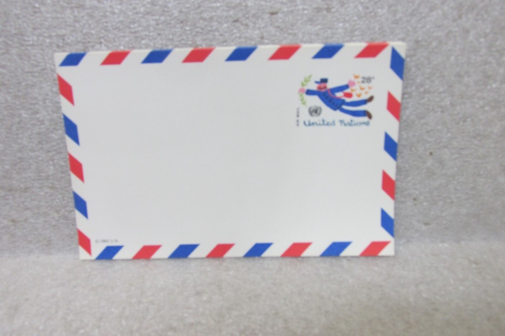 1989 UNITED NATIONS MINT POST CARD SCOTT #UX12