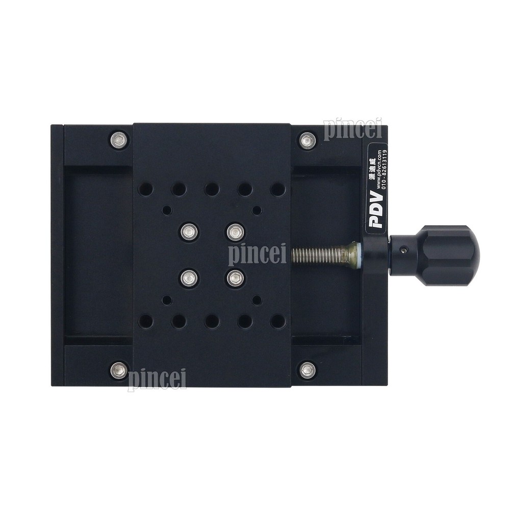 PT-SD102P X Axis Manual Linear Stage 50mm Manual Platform Optical Sliding Table