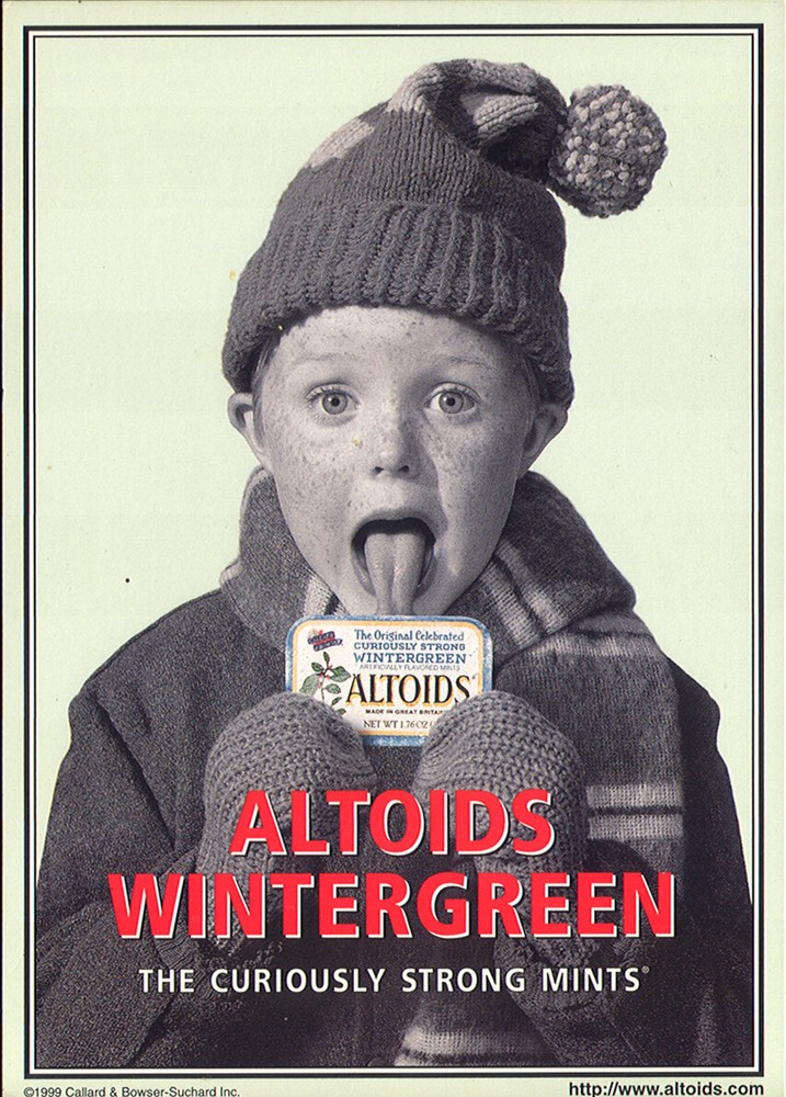 MAX Altoids postcards - Wintergreen