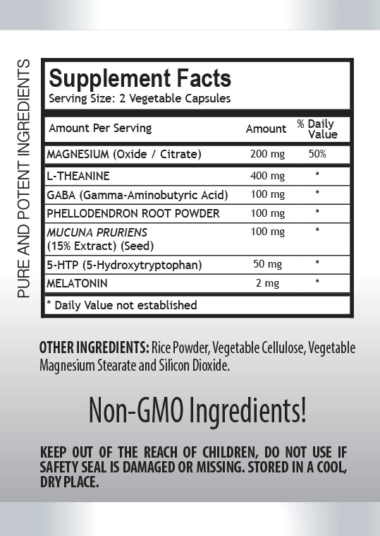 Mucuna herb - SLEEP SUPPORT COMPLEX - 2 Bottles - sleeping aid natural