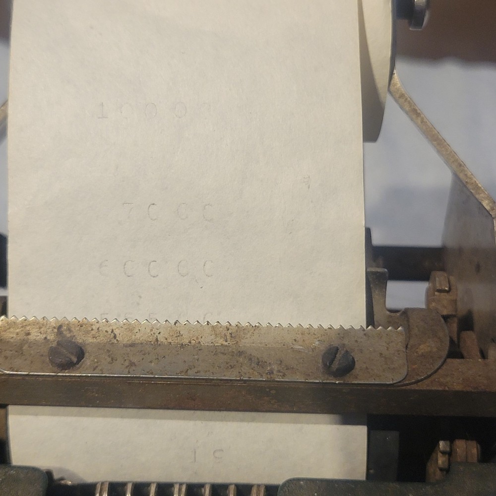 Vintage R.C. Allen Adding Machine Mechanical Calculator