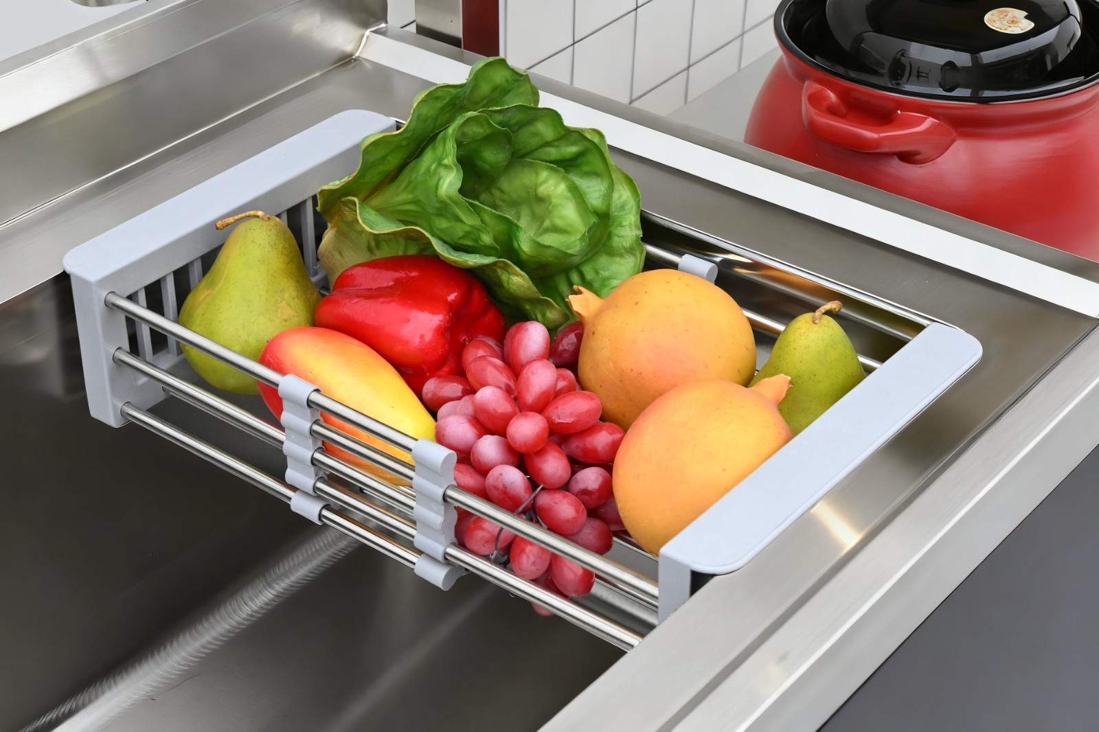 40" Utility Sink Balck Commercial Watersink Free Standing Kitchen Sink