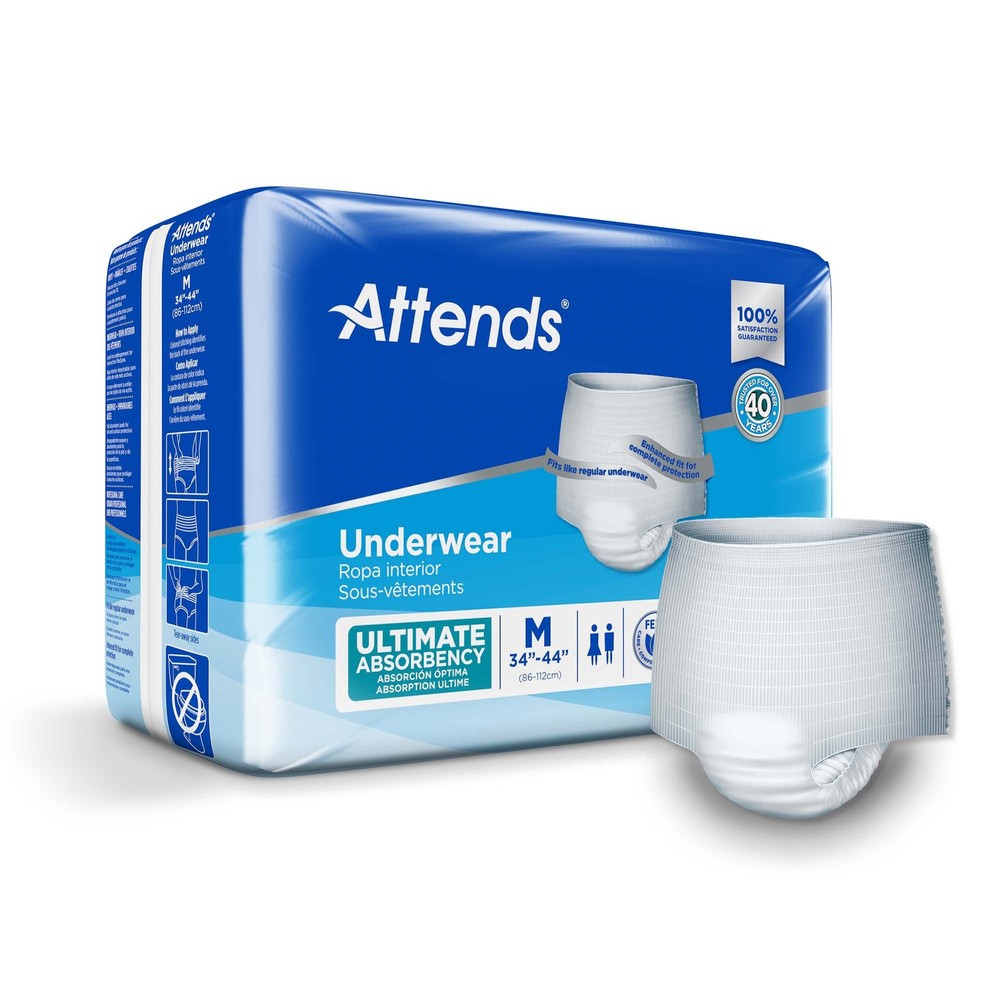 Attends Disposable Underwear Medium 35 20 Ct