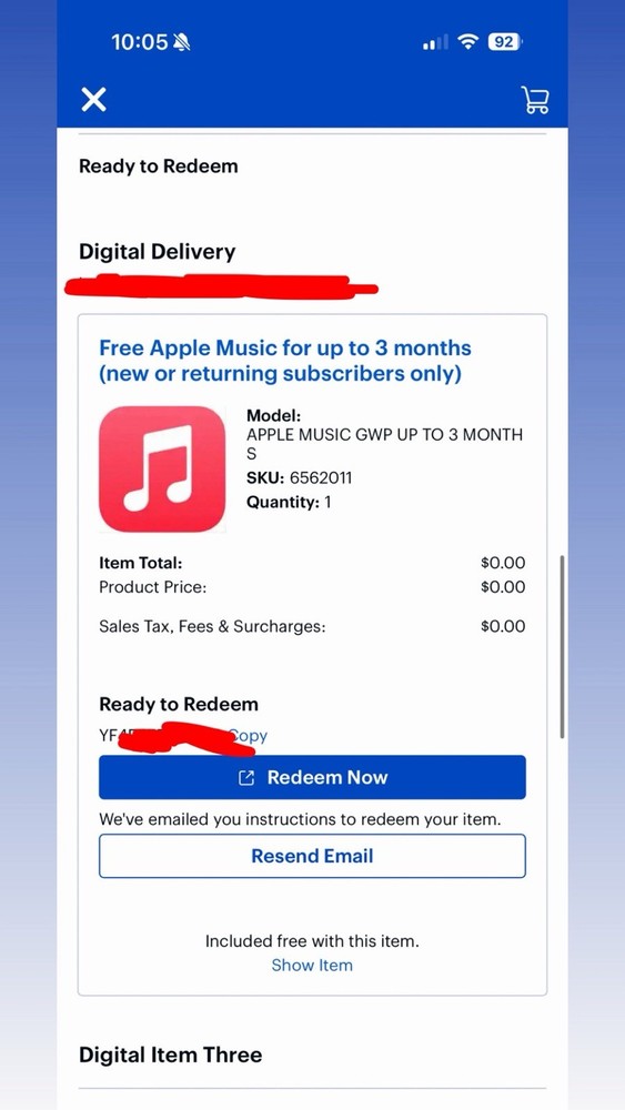 Apple Music Subscription 3-Month Free Trial for New / Returning. *CODE ONLY*