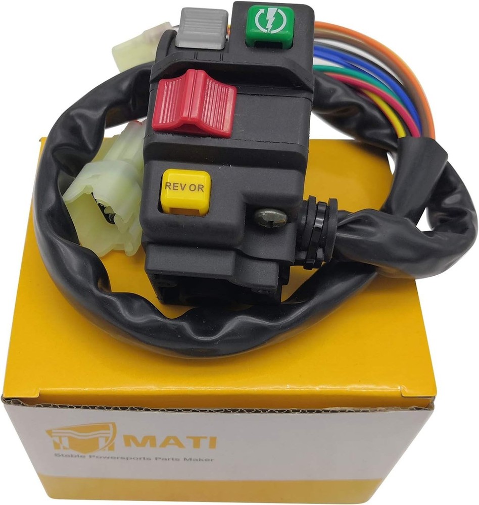 Left Handlebar Control Switch Start Stop Kill Headlight Button for Can-Am Renega