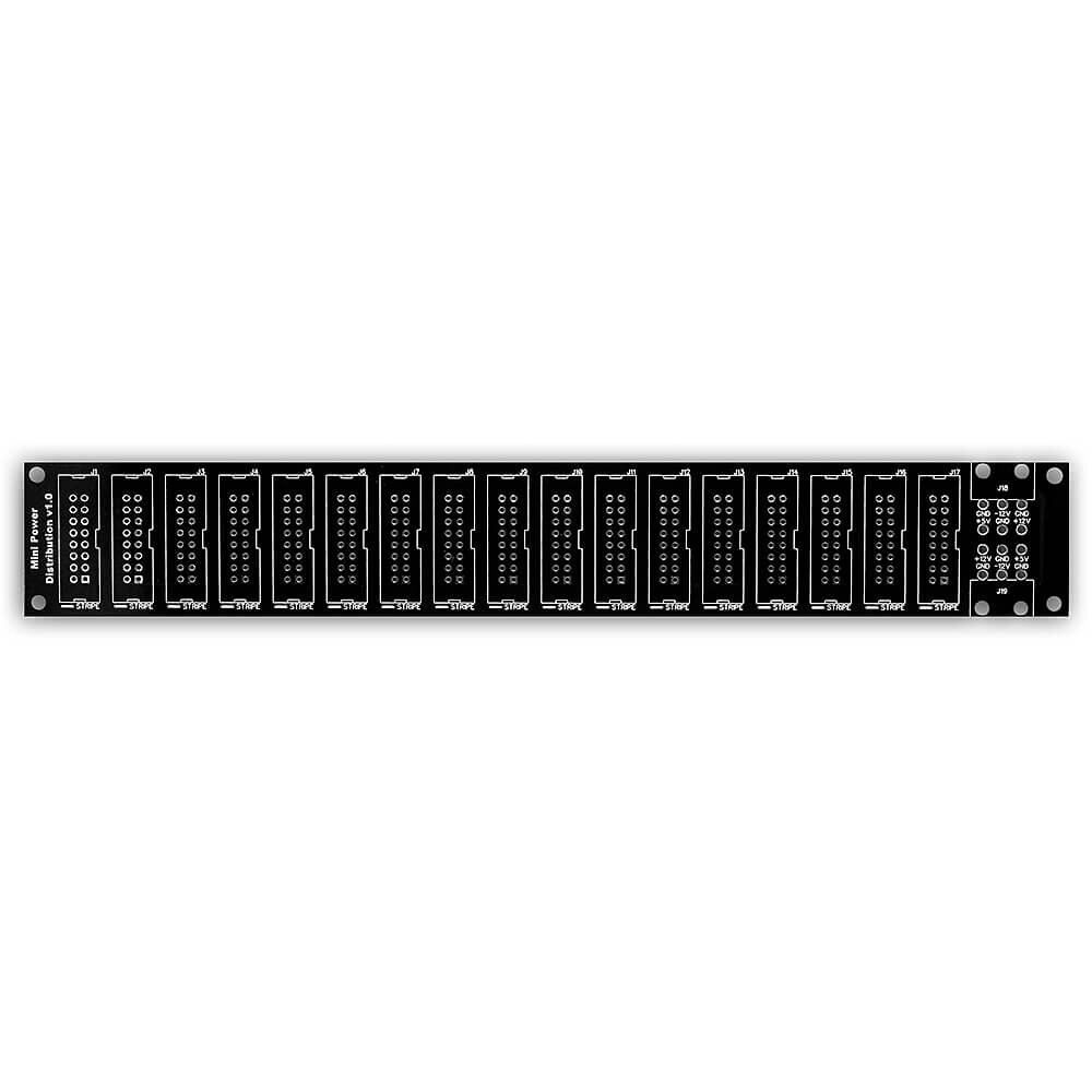 Synthrotek Mini Power Distribution Board PCB - Eurorack Bus Board PCB