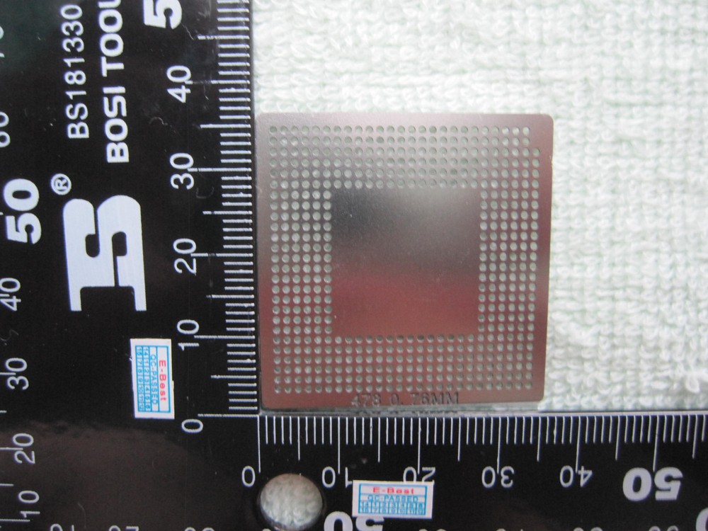 Socket Intel 478 CPU BGA Reball Heated Stencil Template