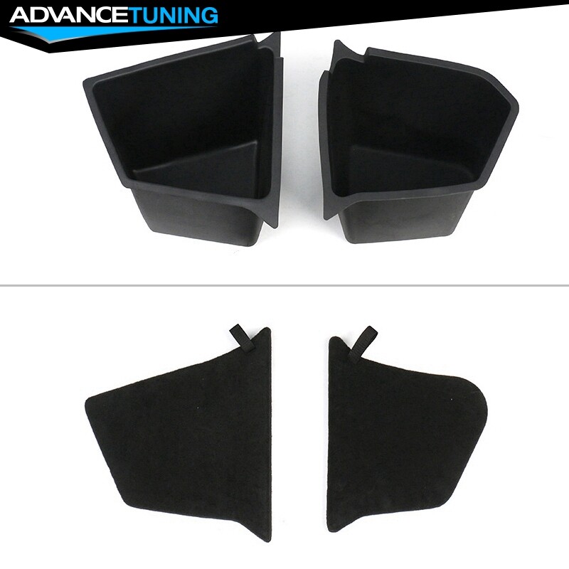 For 20-23 Tesla Model Y Cargo Side Trunk Organizer Storage Box Bins W/ Lids 4PCS