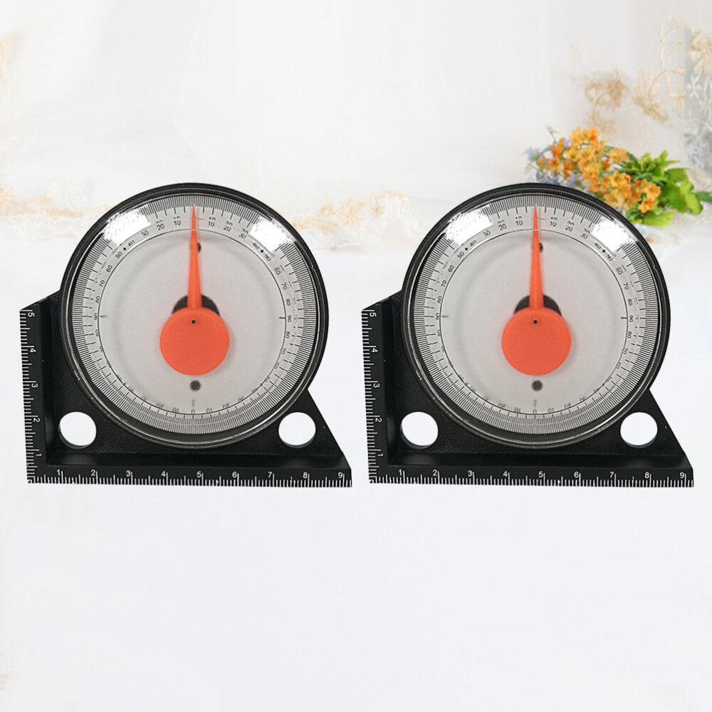 High Precision Pointer Type Inclinometer Inclination Box Goniometer Angle Meter