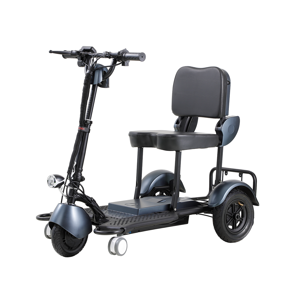 Lightweight 3-Wheel Travel Mobility Scooter 30 Miles 350W 3-Speed 220lb Capacity
