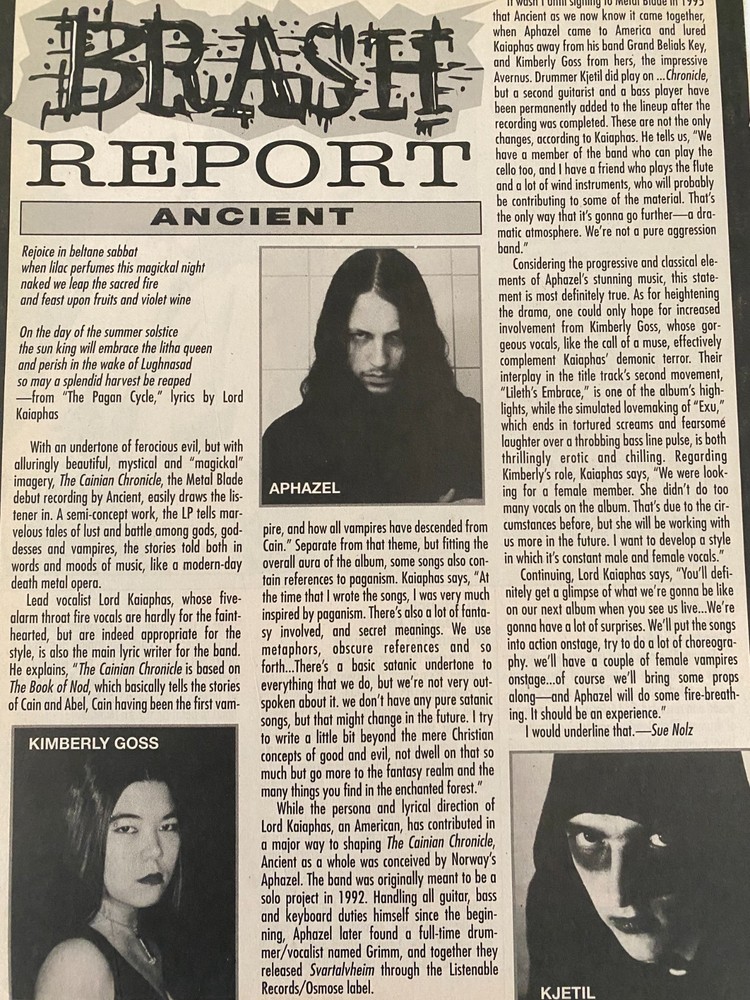Ancient, Full Page Vintage Clipping